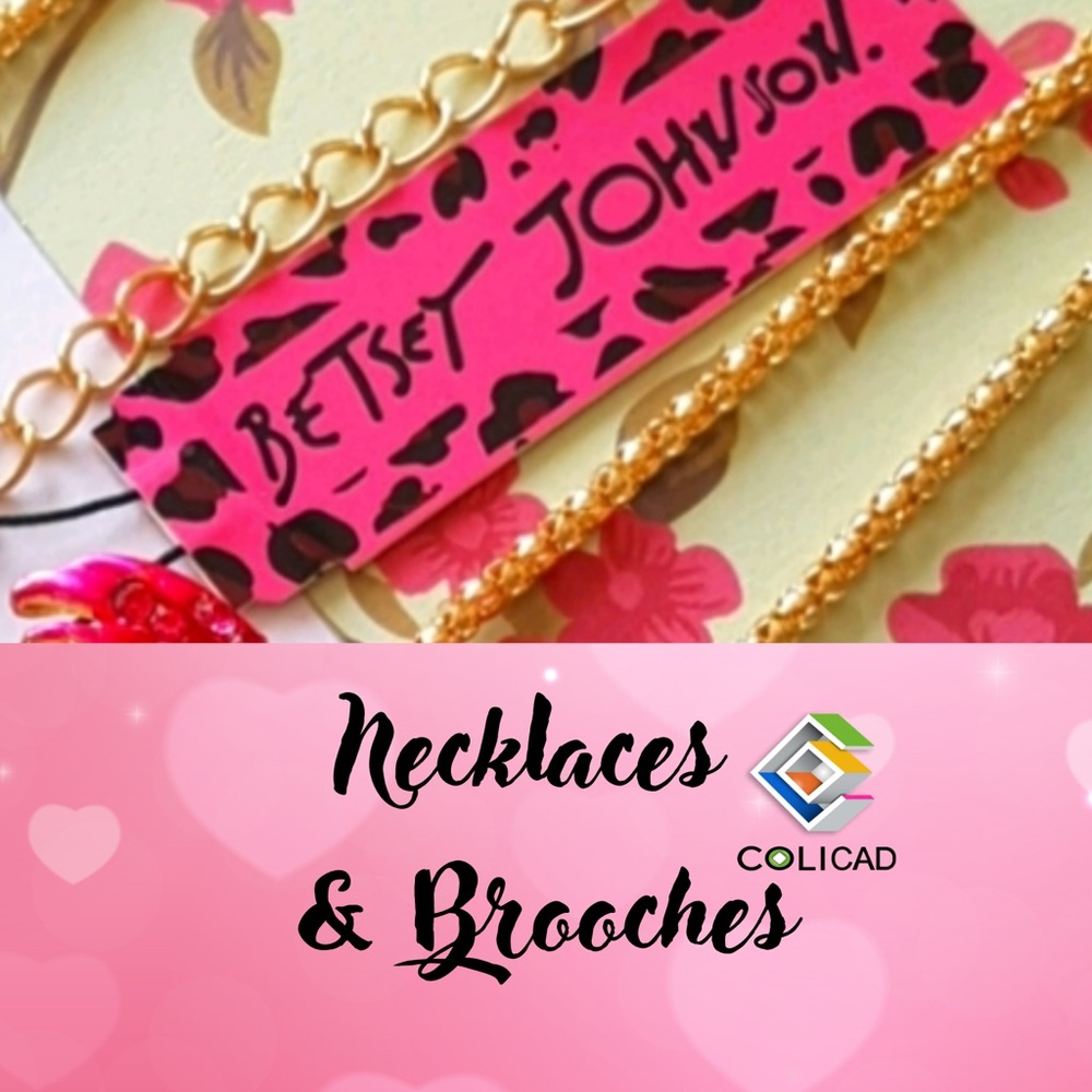 Betsey Johnson Style Necklaces Jewelry Brooches